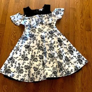 Knitworks sparkly floral dress